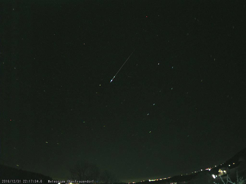 Meteor am 31.12.2016