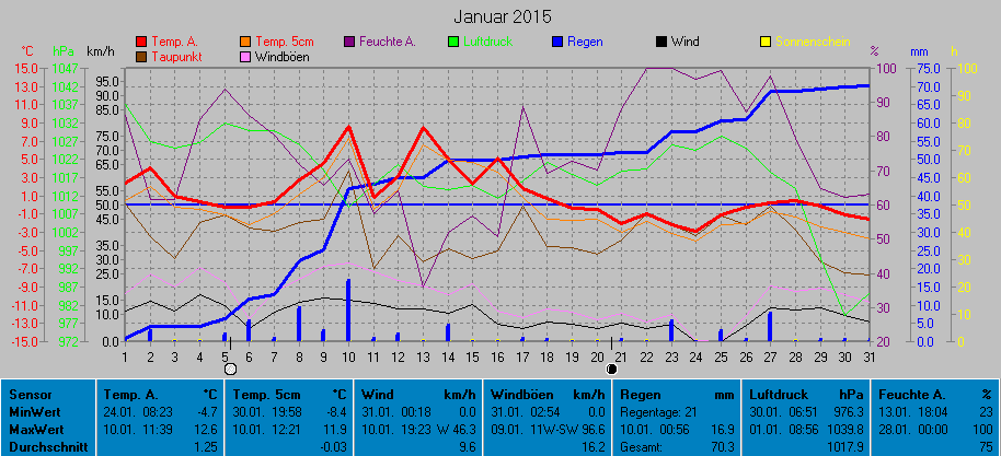 Grafik Monat Januar 2015