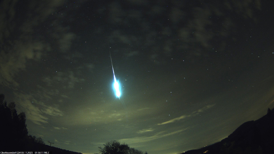 Meteor am 09.11.2023